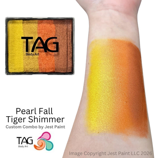TAG Face Paint Base Blender- EXCL Pearl Fall Tiger Shimmer 50gr    #51