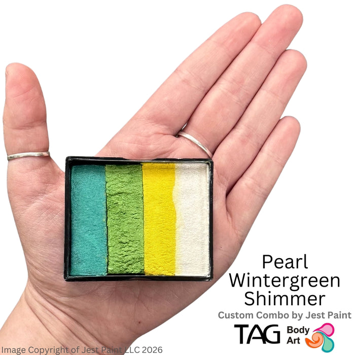 TAG Face Paint Base Blender- EXCL Wintergreen Shimmer 50gr  #33