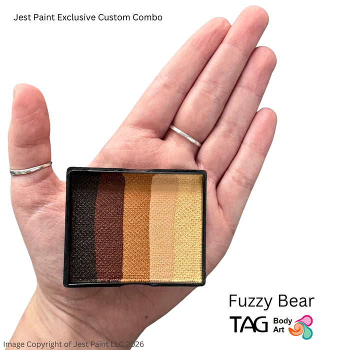 TAG Face Paint Split Cake - EXCL Fuzzy Bear 50gr   #56
