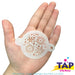 TAP 112 Face Painting Stencil - Splash of Snowflakes Pattern