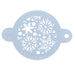TAP 112 Face Painting Stencil - Splash of Snowflakes Pattern