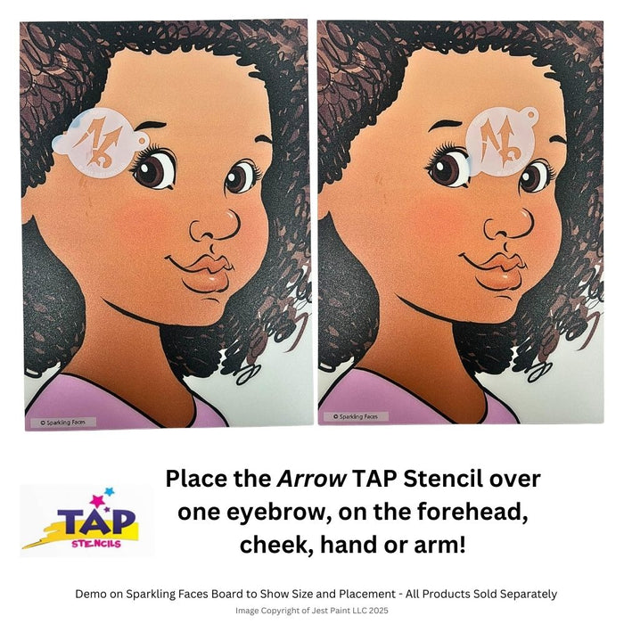 TAP 051 Face Painting Stencil - Arrow