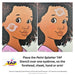 TAP 050 Face Painting Stencil - Paint Splatter