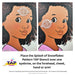 TAP 112 Face Painting Stencil - Splash of Snowflakes Pattern