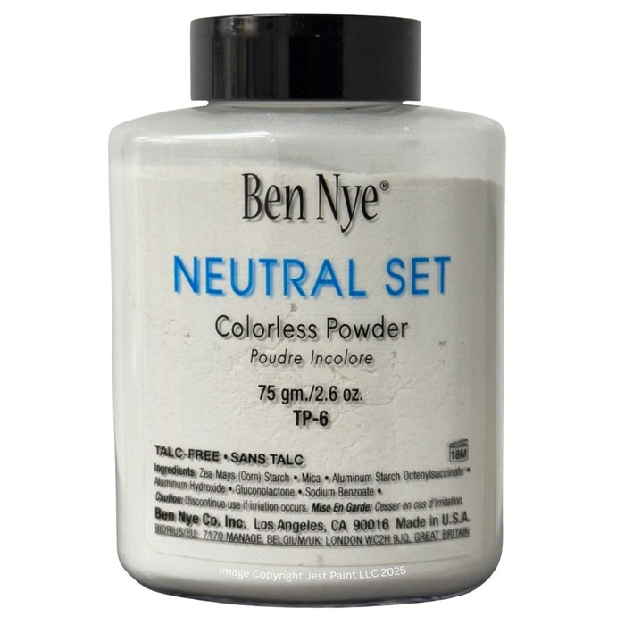 Ben Nye | Colorless Setting Powder - (TP-6) NEUTRAL SET - 2.6oz/75gm