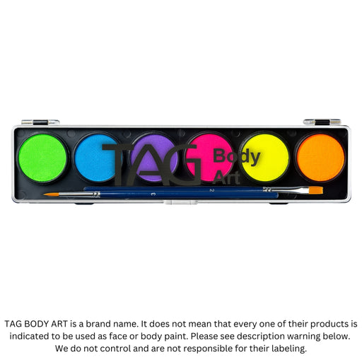 TAG Paint - 6 Color Neon Palette (SFX - Non Cosmetic) - DISCONTINUED