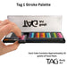 TAG Face Paint | 1 STROKE Palette   (10 x 10gr)