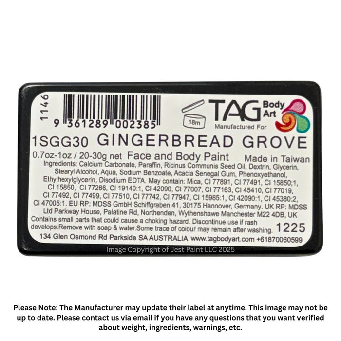 TAG Face Paint | 1 Stroke - Gingerbread Grove  #43