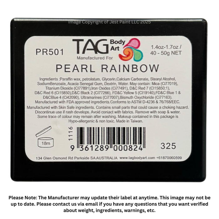 TAG Face Paint Split Cake - Pearl Rainbow 50gr   #11