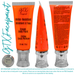GTX Face Paint | Silicone Based Water Resistant Cream - Neon Tangelo Orange 25ml Easy Squeezy Tube(SFX - Non Cosmetic)