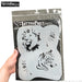 Tattoo Pro 133  - Body Painting Stencil - Big Cats