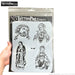 Tattoo Pro 155 | Air Brush Body Painting Stencil - Jesus and Mary