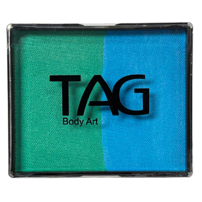 TAG Face Paint Split - Teal and Light Blue 50gr  #4