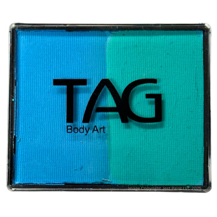 TAG Face Paint Split - Teal and Light Blue 50gr  #4