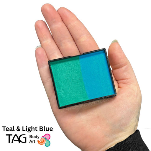 TAG Face Paint Split - Teal and Light Blue 50gr  #4