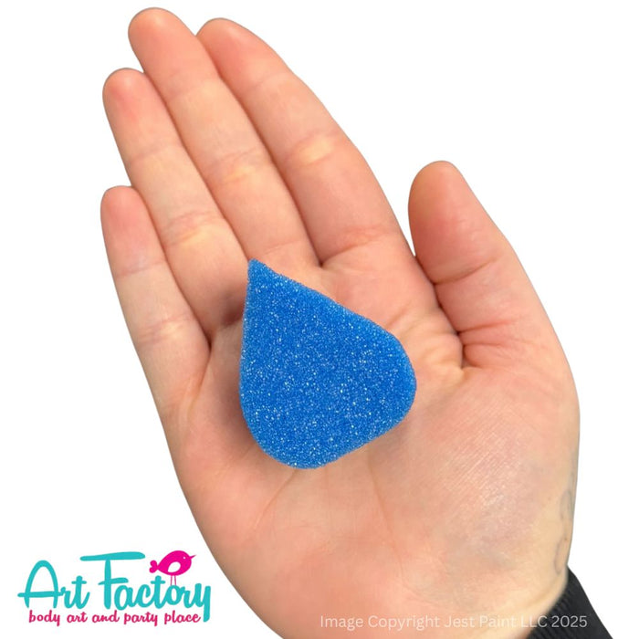 Art Factory |  High Density Face Painting Sponges - Blue Petal (2 pieces)