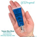 GTX Face Paint | Silicone Based Water Resistant Cream - Neon Texas Sky Blue 25ml Easy Squeezy Tube (SFX - Non Cosmetic)
