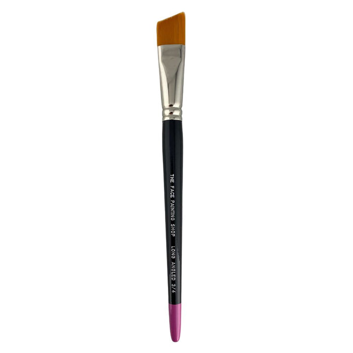 The Face Painting Shop 3/4 LONG Angled Brush — Jest Paint - Face Paint Store