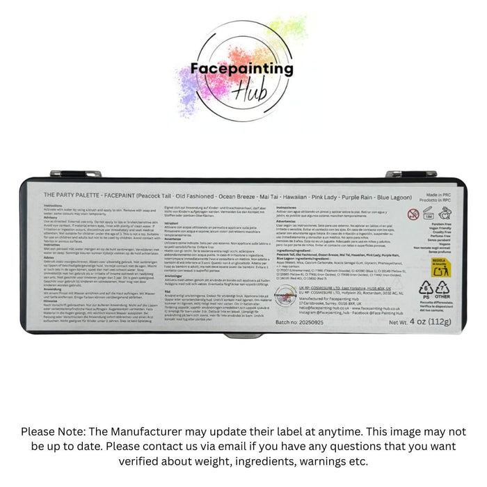 Facepainting Hub | Face Painting Palette |  THE PARTY PALETTE  (8 x 14gr)