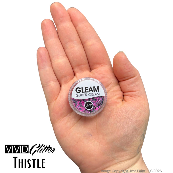 VIVID Glitter |  GLEAM Glitter Cream | Small - THISTLE (7.5gr)