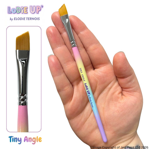 Lodie Up | Face Painting Brush by Elodie Ternois - Tiny Angle Brush 3/8"