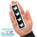 Art Factory | Glitter Tattoo Stencil - (64) Tiny Butterflies Strip of 4 - 5 Pack - #89