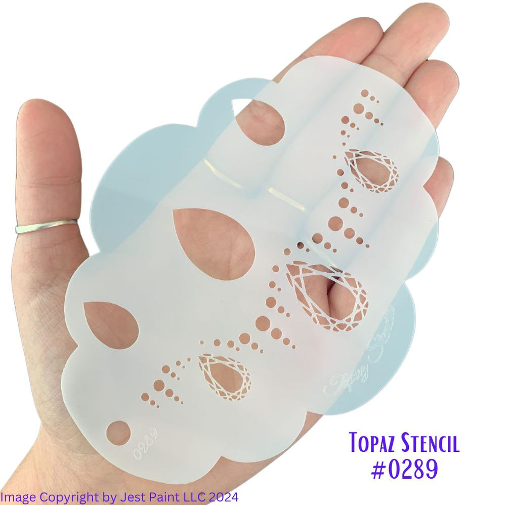 Topaz Face Painting Stencils — Jest Paint - Face Paint Store
