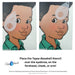 Topaz Stencils | Face Painting Stencil - Baseball  (0152)