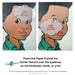 Topaz Stencils | Face Painting Stencil - Crystal Ice Center (01552)