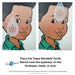 Topaz Stencils | Face Painting Stencil - Mandala Turtle (01120)