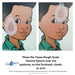 Topaz Stencils | Face Painting Stencil - Rough Scale Texture (0013)