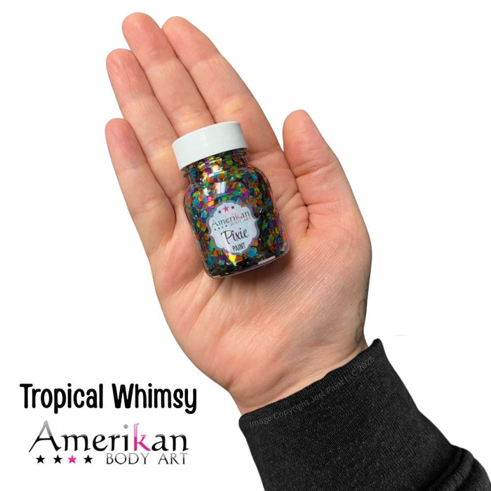 Pixie Paint Face Paint Glitter Gel - Tropical Whimsy - Small 1oz