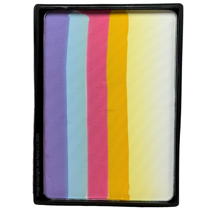 Paradise PRISMA Rainbow Face Paint Cake By Mehron | Twist  50gr