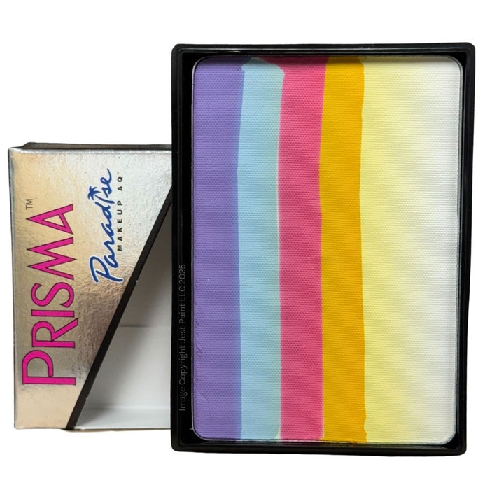 Paradise PRISMA Rainbow Face Paint Cake By Mehron | Twist  50gr
