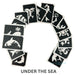 Glimmer Body Art |  UNDER THE SEA Set - 75 Aquatic Glitter Tattoo Stencils with Poster