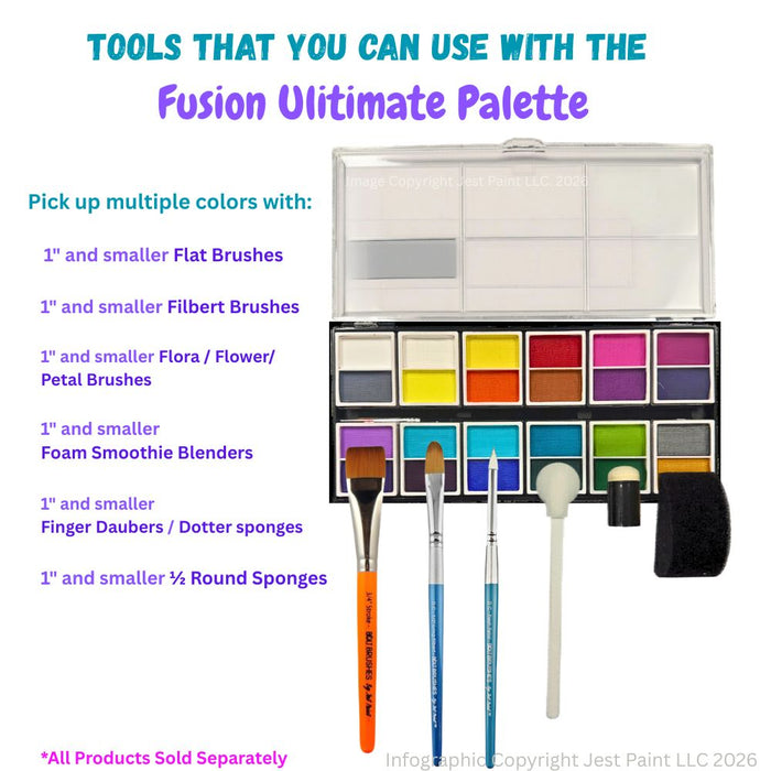 Fusion Body Art | The Ultimate Face Painting Palette - 24 Colors