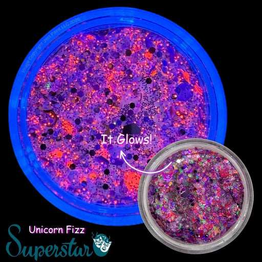 Superstar | Chunky Glitter Cream - Unicorn Fizz (10gr Jar)