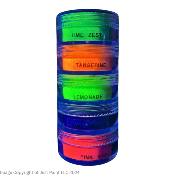 VIVID Glitter | Holographic Fine Glitter | Electric Rainbow Stack (Set of 5)