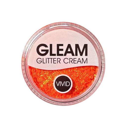 VIVID Glitter |  GLEAM Glitter Cream | Small UV King's Day (Orange) (10gr)