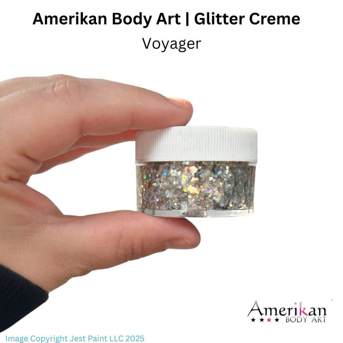 Amerikan Body Art | CHUNKY Glitter Creme - New Formula - VOYAGER - .5oz