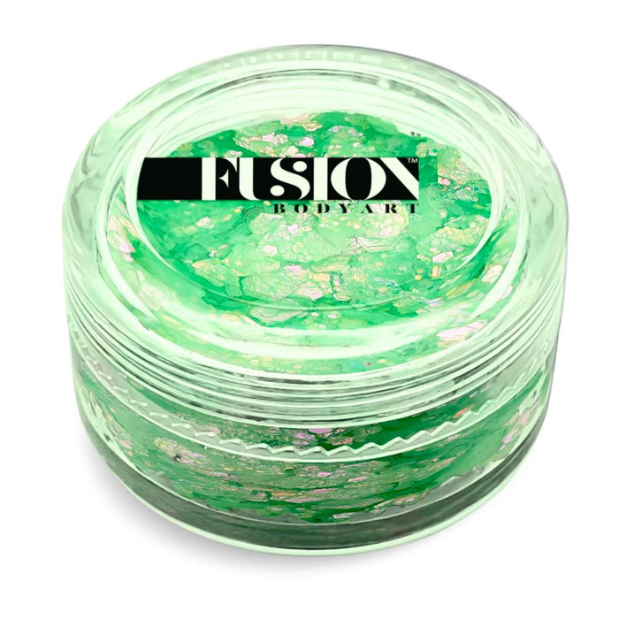Fusion Body Art | Glitter Creams - WHIMSICAL MINT 10mL