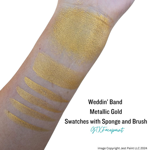 GTX Face Paint | Crafting Cake - Metallic Weddin' Band Gold  60gr