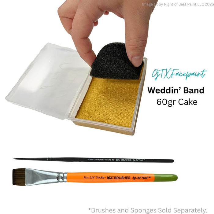 GTX Face Paint | Crafting Cake - Metallic Weddin' Band Gold  60gr
