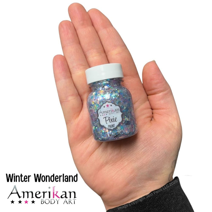 Pixie Paint Face Paint Glitter Gel  - Winter Wonderland -  Small 1oz