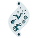 Superstar  | Face Painting Stencil - Winter Wonderland  77102