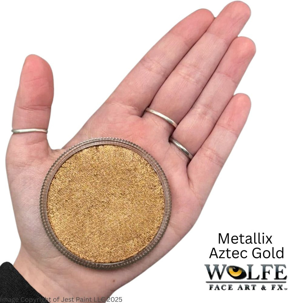 Wolfe FX Face Paint - Metallix Aztec Gold 30gr (400) — Jest Paint ...