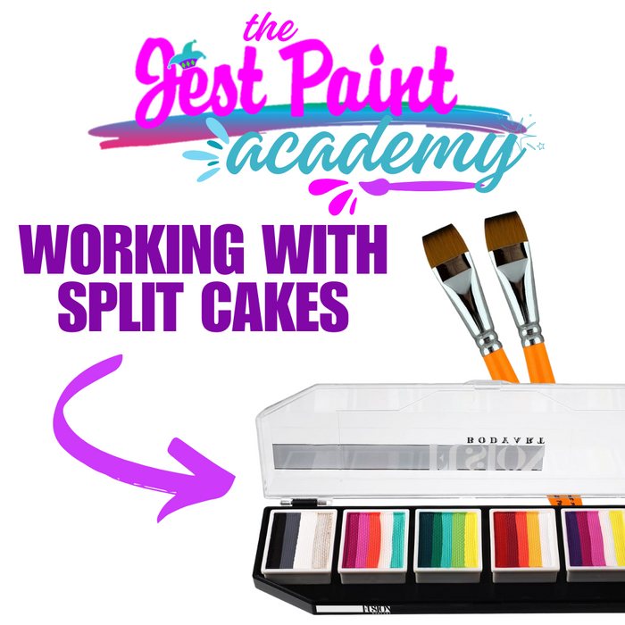 Face Painting Class - Working With Split Cakes - Beginner Level | Basic techniques with small split cakes (45 minutes)