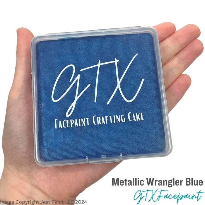 GTX Face Paint | Crafting Cake - Metallic Wrangler Blue 120gr