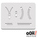 Ooh! Face Painting Stencil | Zipper (BO2)