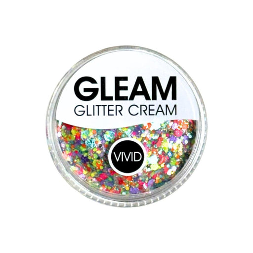 VIVID Glitter |  GLEAM Glitter Cream | Small UV ALOHA (10gr)